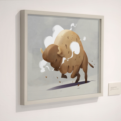 Bison animal biscuit