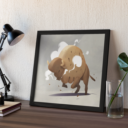 Bison animal biscuit