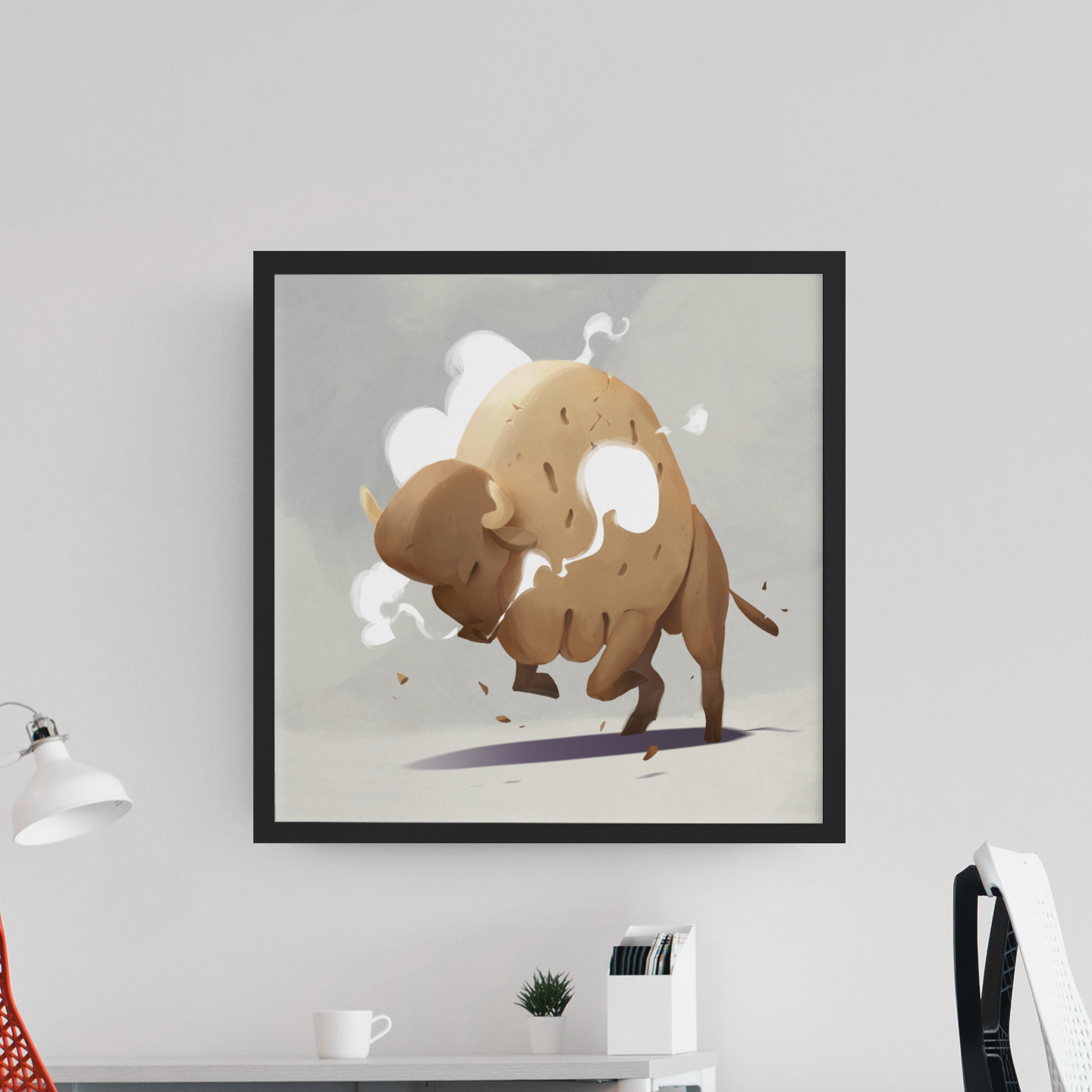 Bison animal biscuit