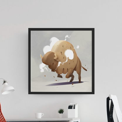 Bison animal biscuit