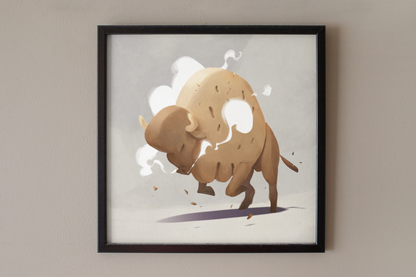 Bison animal biscuit