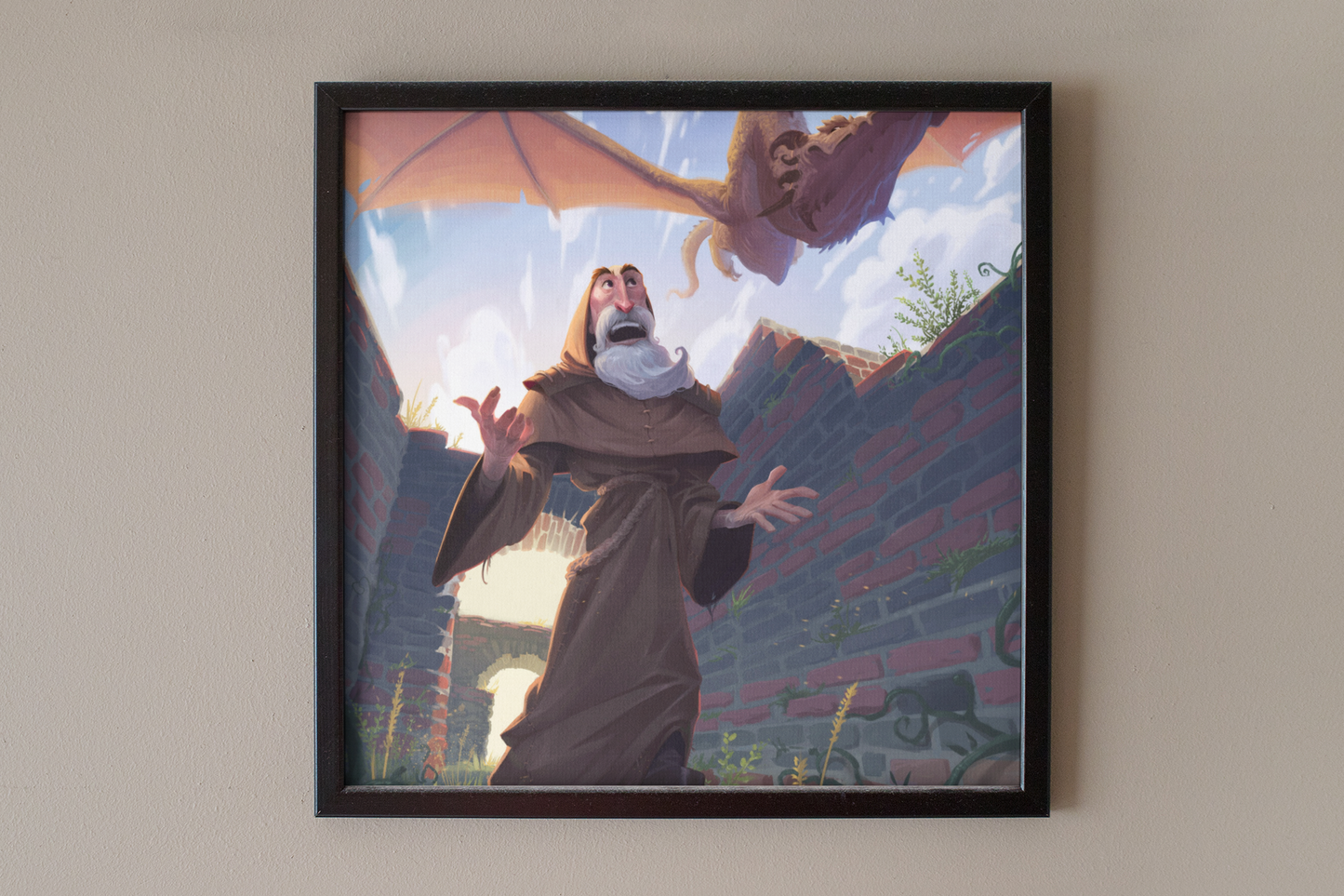 Old man and the Dragon