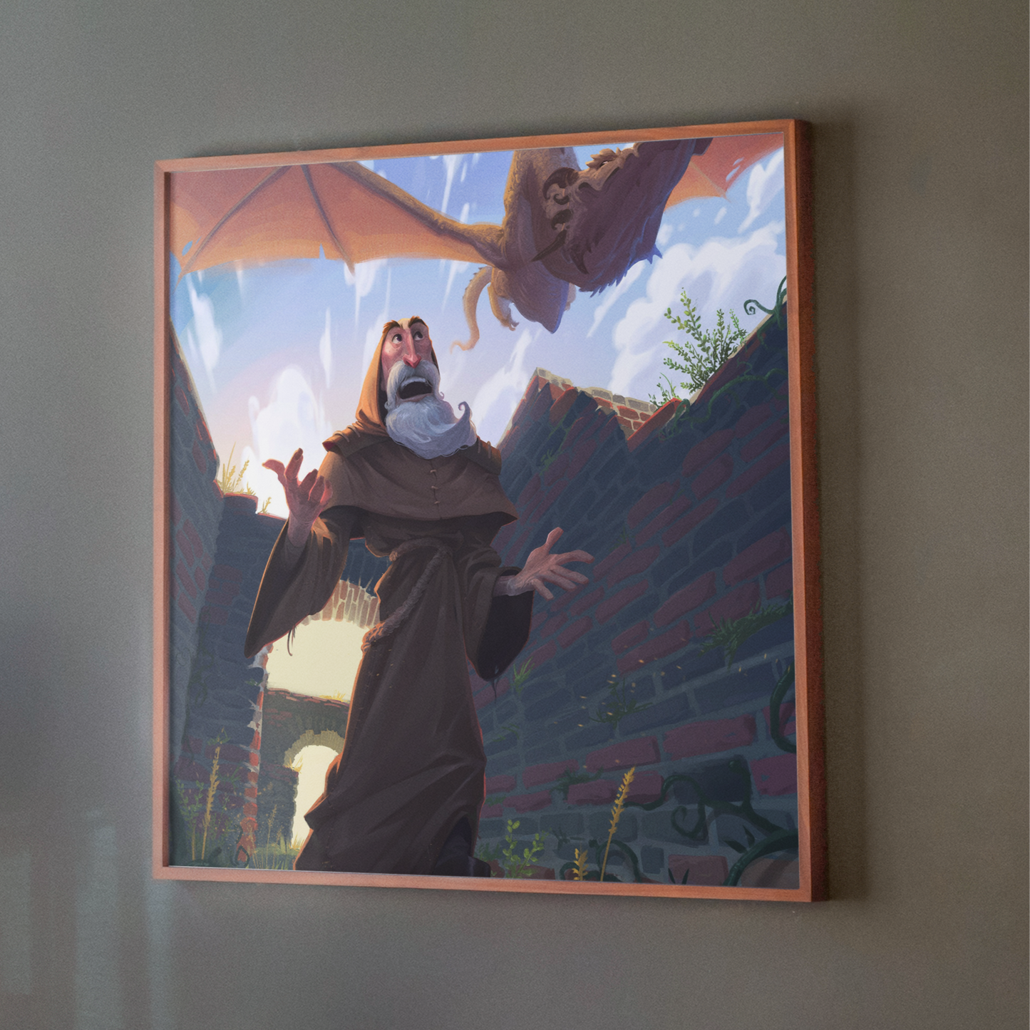 Old man and the Dragon